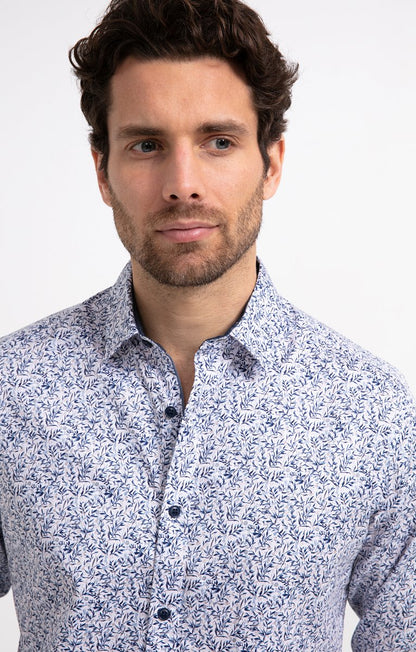  Chemise Regular à Motif Floral