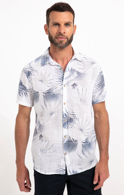  Chemise Regular à Motifs Imprimés