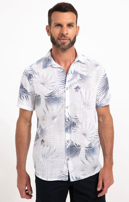  Chemise Regular à Motifs Imprimés