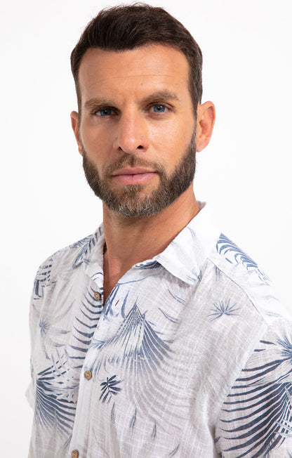  Chemise Regular à Motifs Imprimés