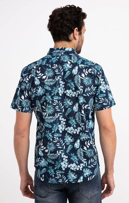  Chemise Regular à Motifs Imprimés