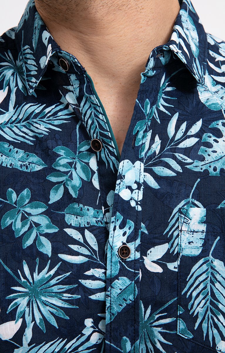  Chemise Regular à Motifs Imprimés