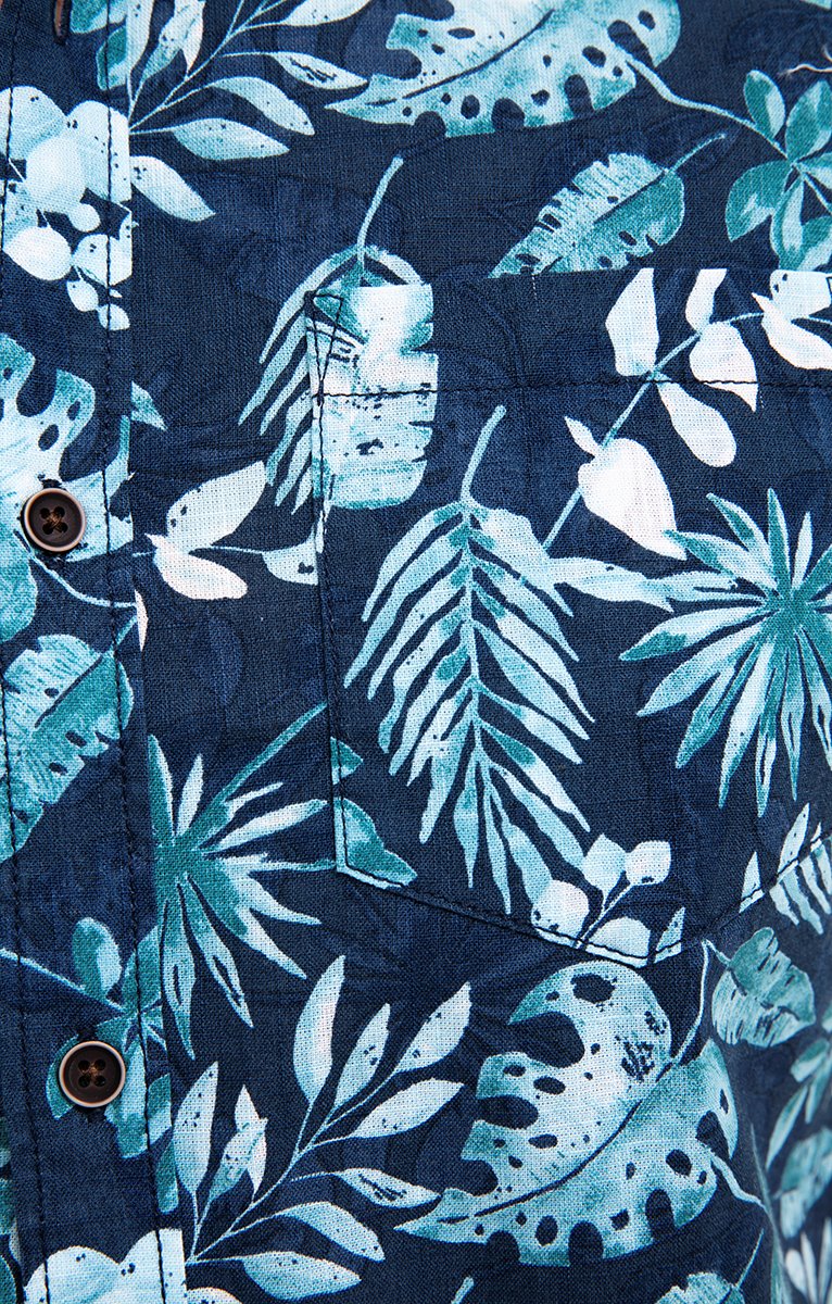  Chemise Regular à Motifs Imprimés