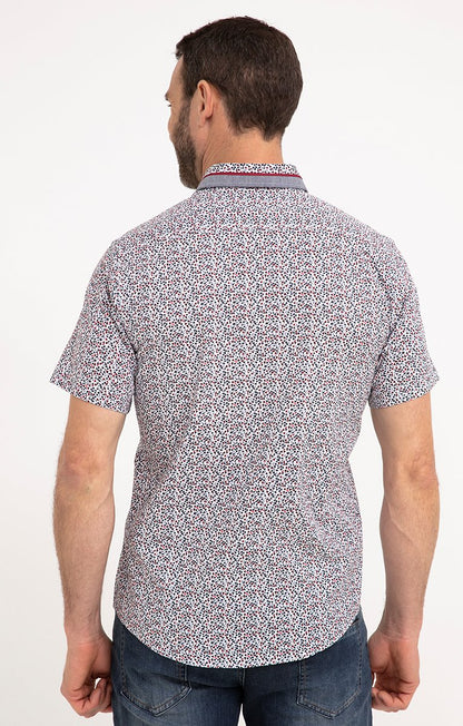  Chemise Regular à Motifs Imprimés