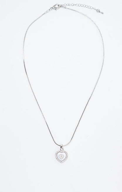  Collier Ras De Cou Pendentif Coeur