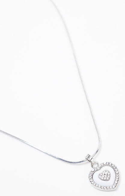  Collier Ras De Cou Pendentif Coeur