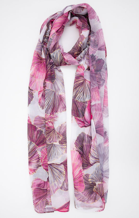  GRAND FOULARD LÉGER IMPRIMÉ