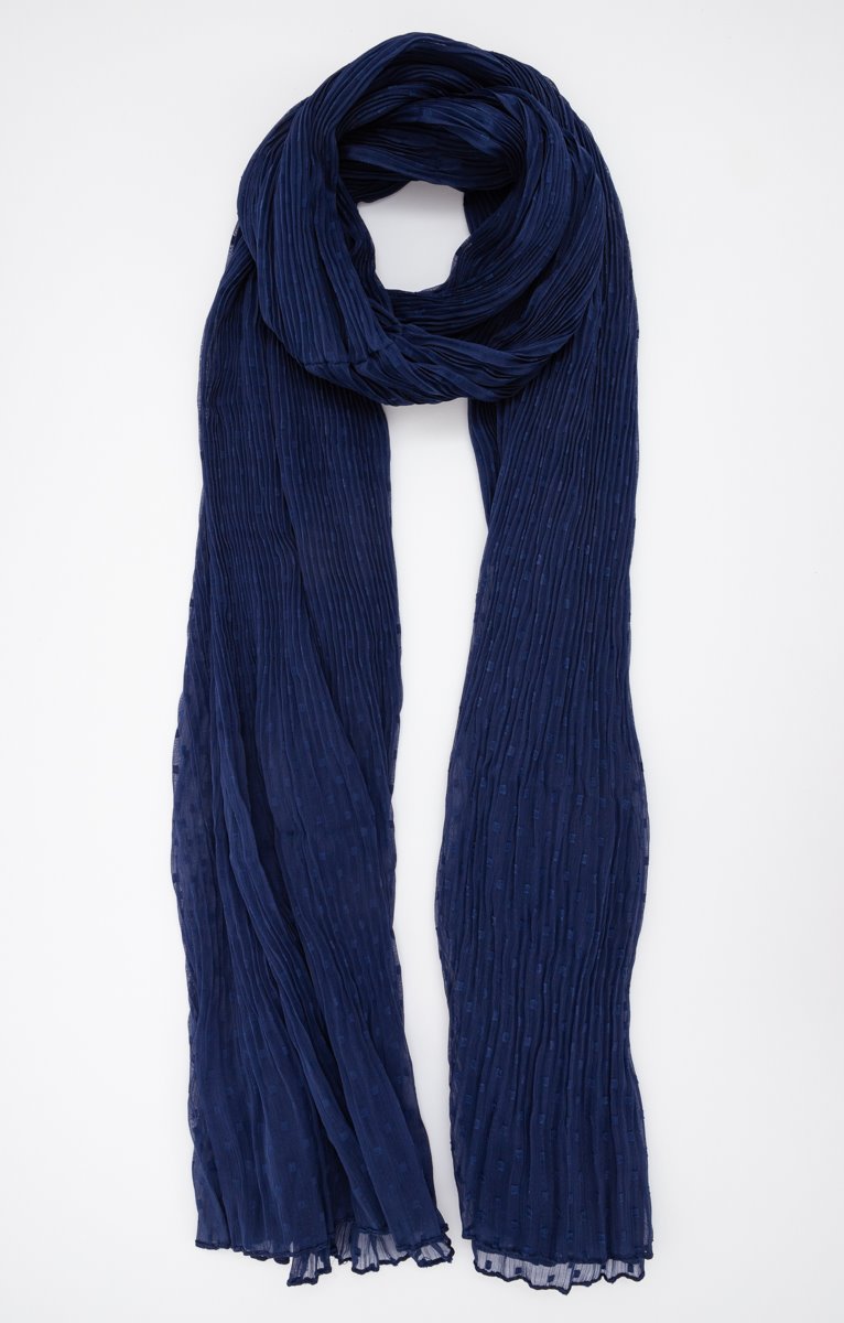  GRAND FOULARD UNI TISSÉ EN VOILE
