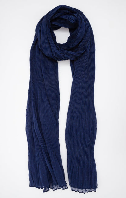  GRAND FOULARD UNI TISSÉ EN VOILE
