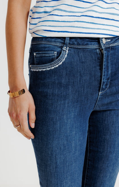  Pantacourt Bootcut En Jean Stone