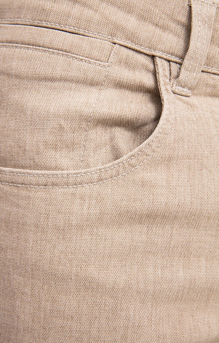  Pantalon 5 Poches Effet Lin