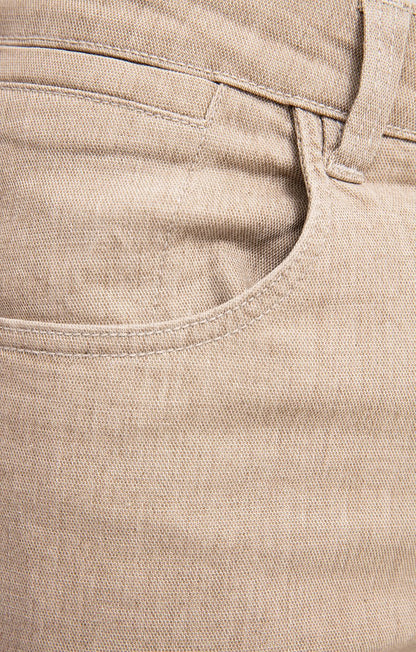  Pantalon 5 Poches Effet Lin
