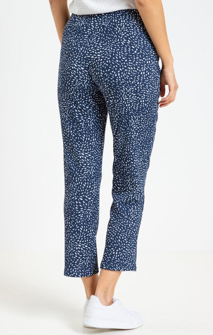  Pantalon 7/8 En Maille Imprimée