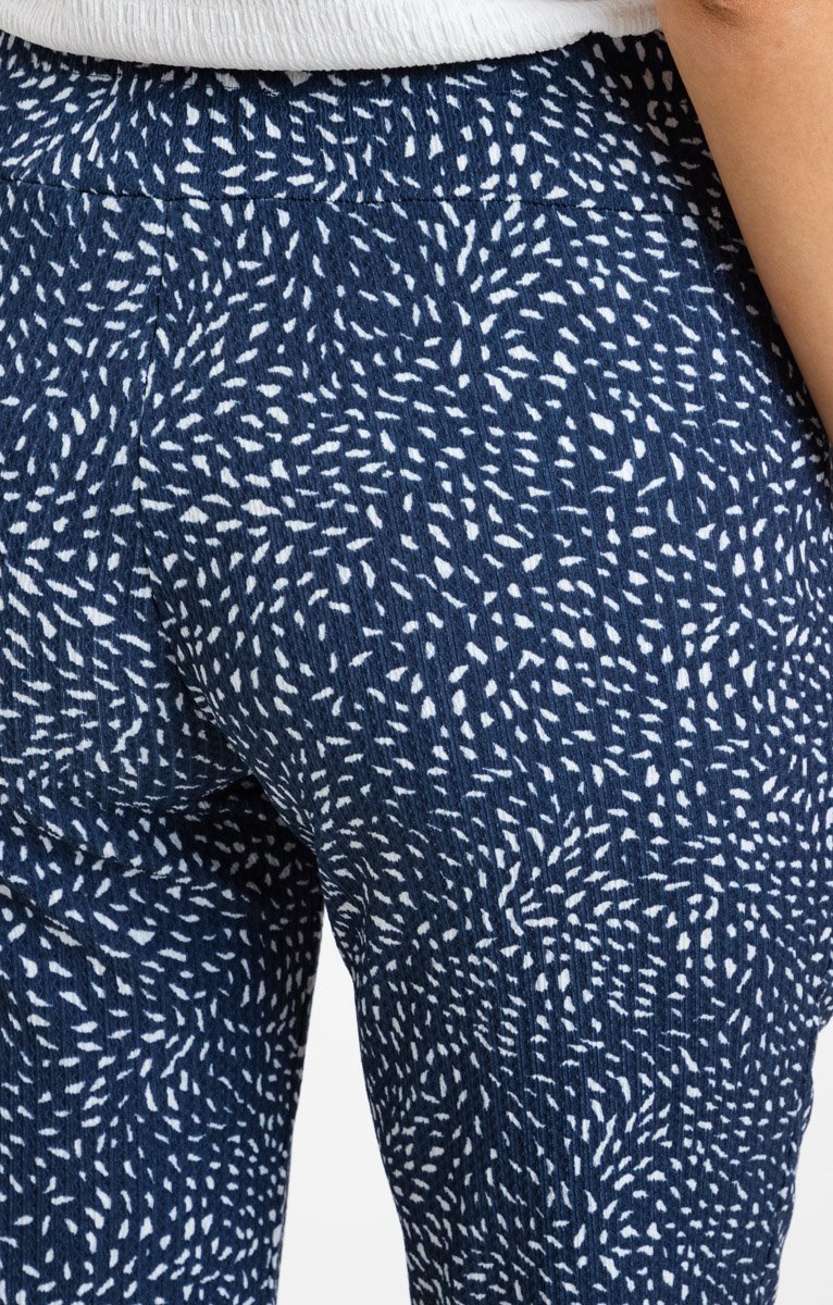  Pantalon 7/8 En Maille Imprimée