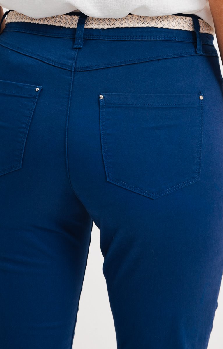  Pantalon Chino Droit Avec Ceinture
