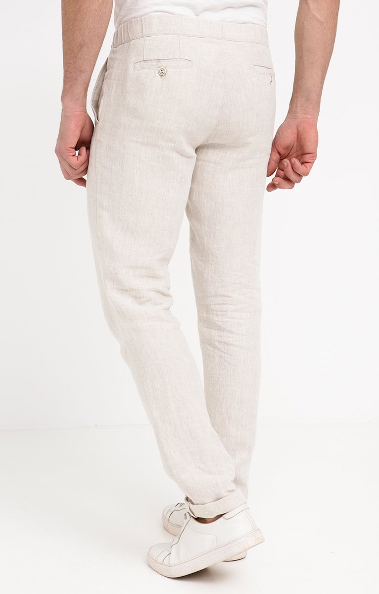  Pantalon Chino Lino Avec Ficelle