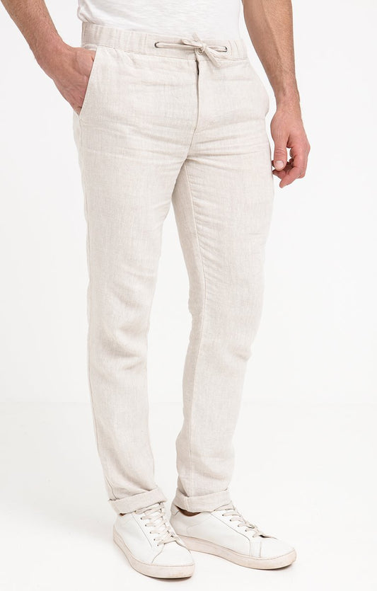  Pantalon Chino Lino Avec Ficelle