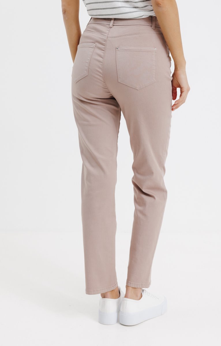  Pantalon Coton Avec Détail Pont