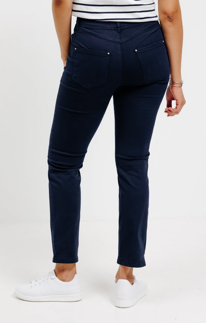 Pantalon Coton Avec Strass Poches