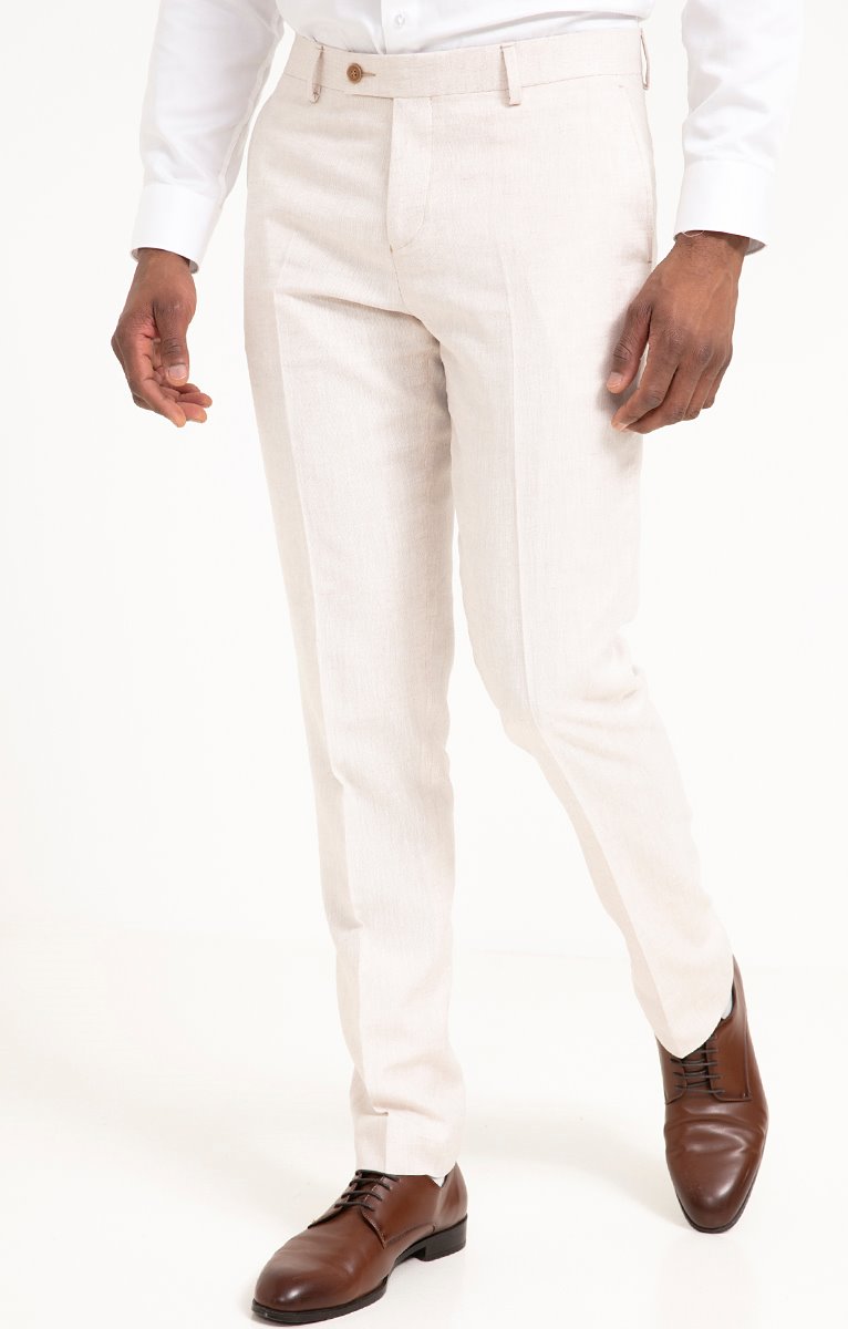  Pantalon De Costume CREMA