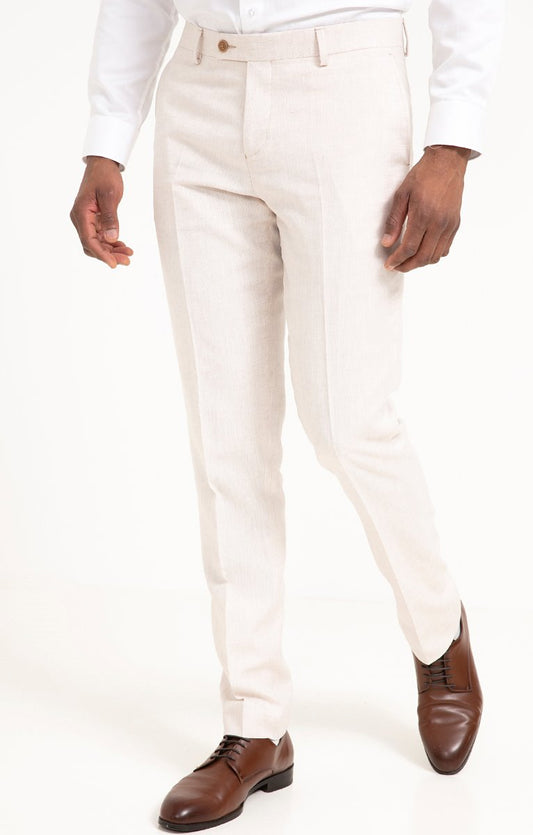  Pantalon De Costume CREMA