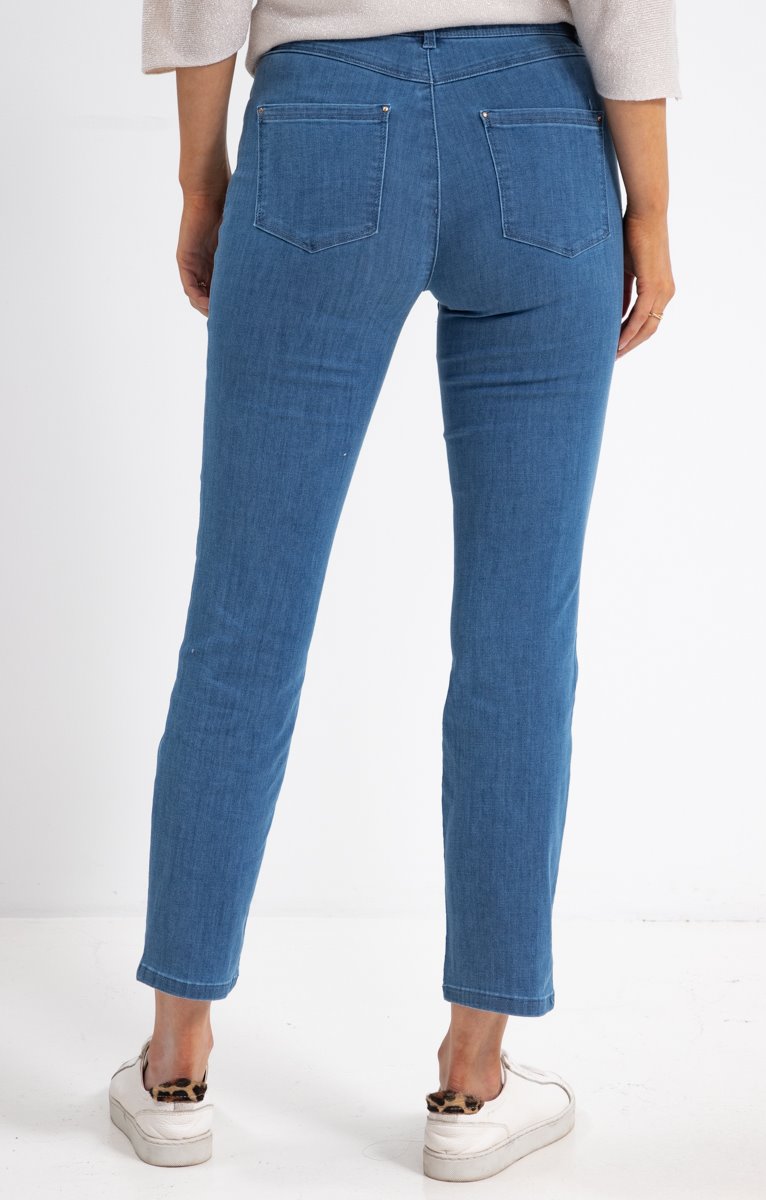  Pantalon Droit Avec Clous Carrés Poches