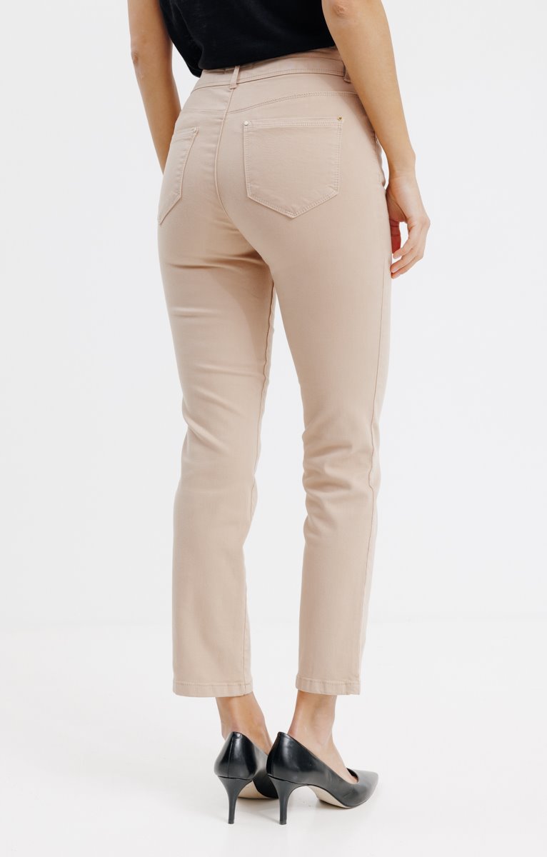  Pantalon Droit Avec Double Boutonnage