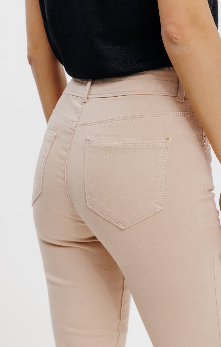  Pantalon Droit Avec Double Boutonnage