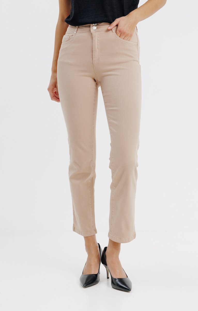  Pantalon Droit Avec Double Boutonnage