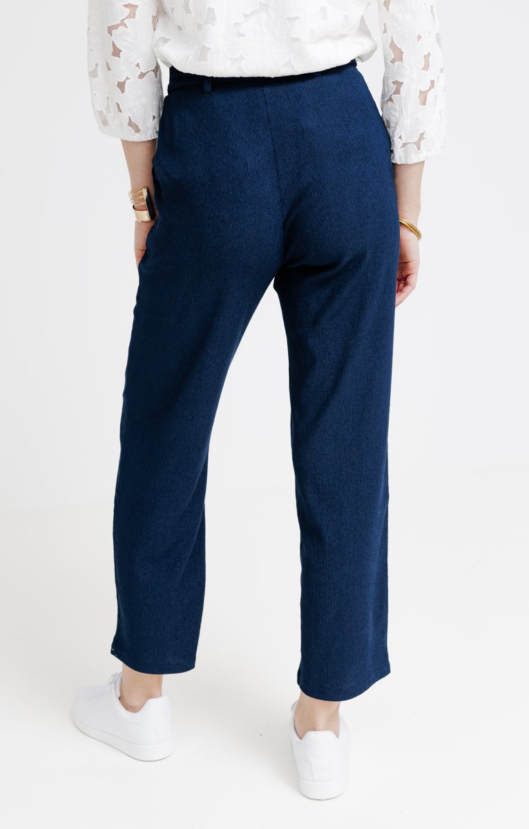  Pantalon En Maille Plissée