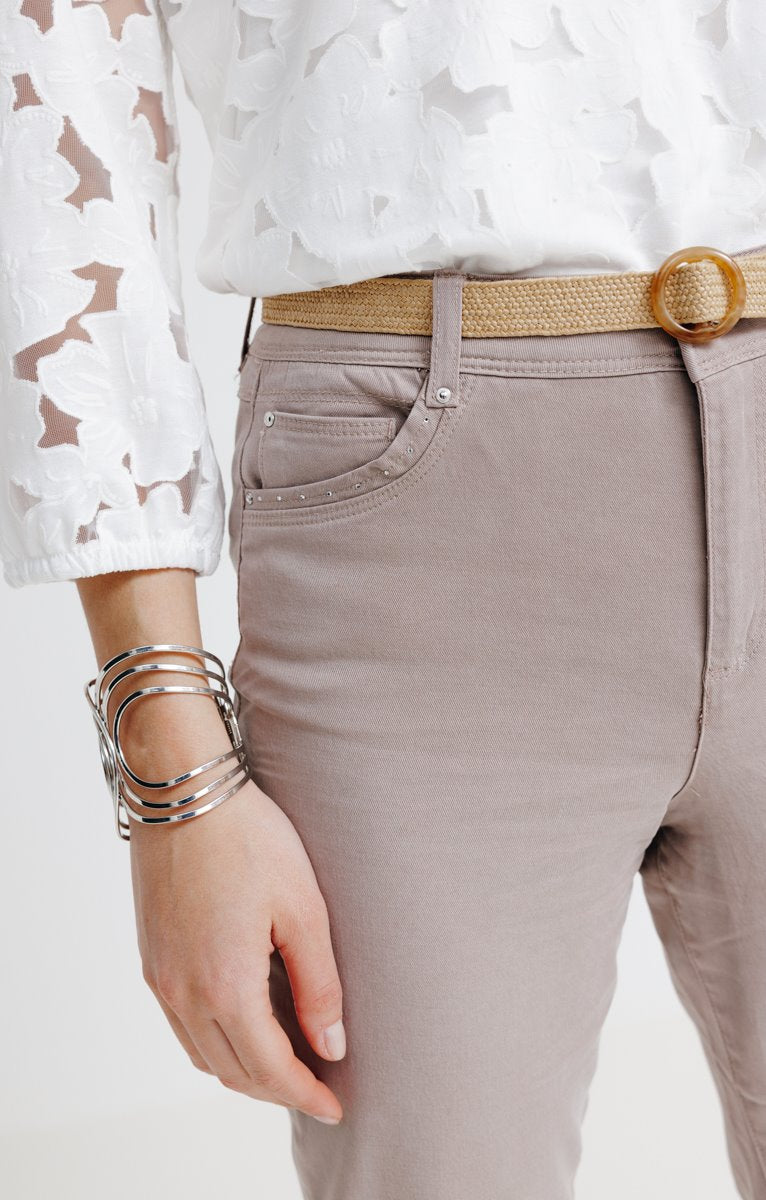  Pantalon En Tencel Avec Ceinture