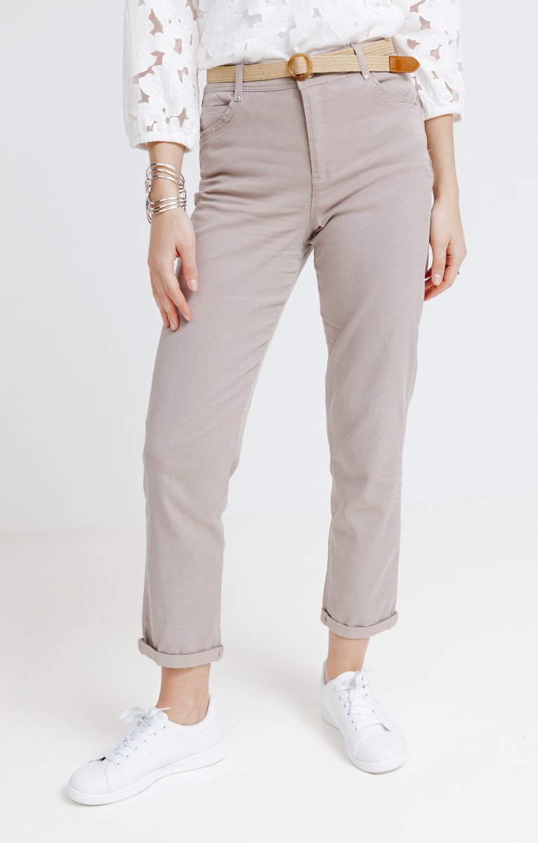  Pantalon En Tencel Avec Ceinture