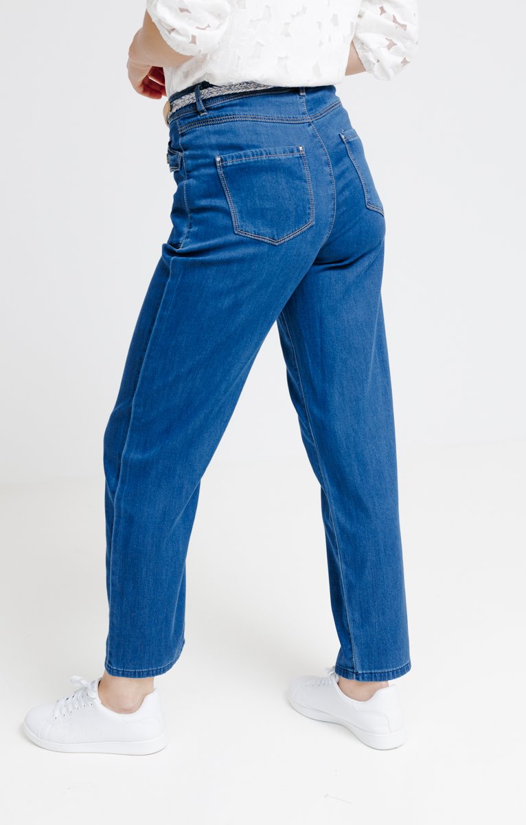  Pantalon En Tencel Avec Poches Rabats