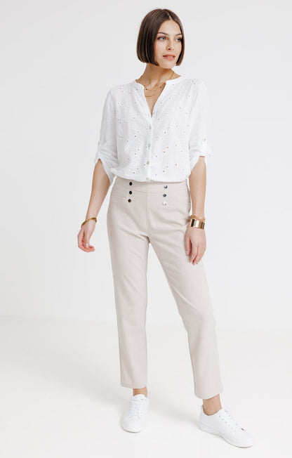  Pantalon Fluide Avec Ceinture