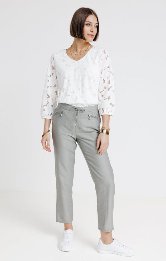  Pantalon Fluide Avec Zip
