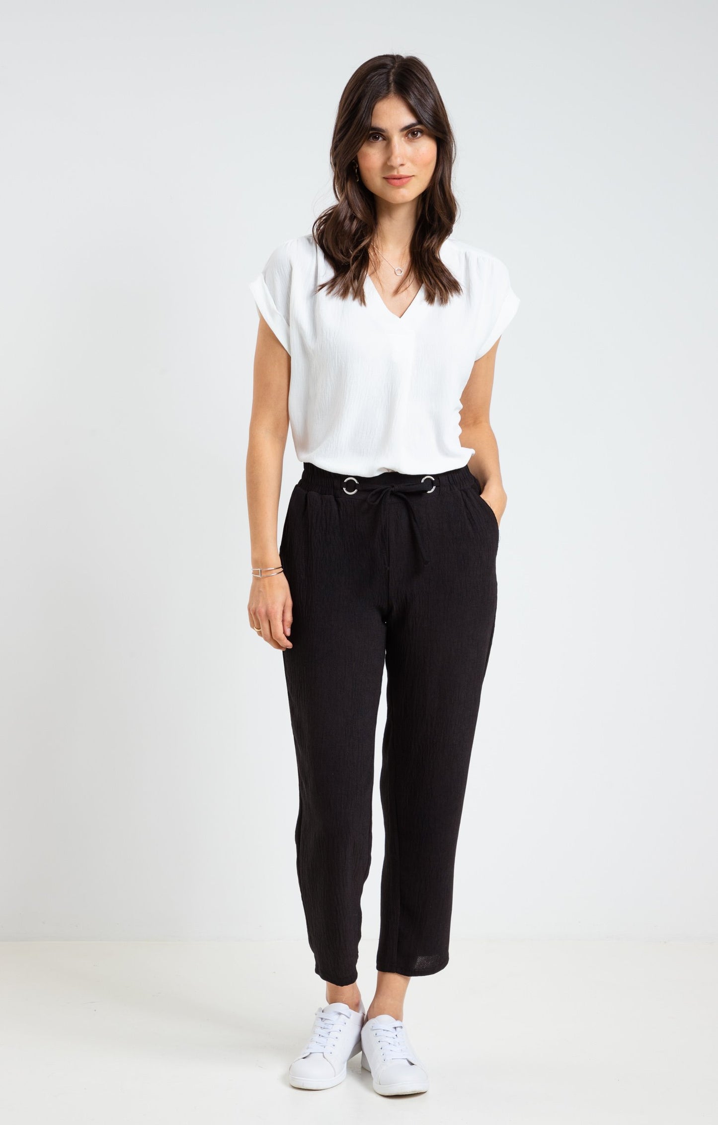  Pantalon Fluide Slim