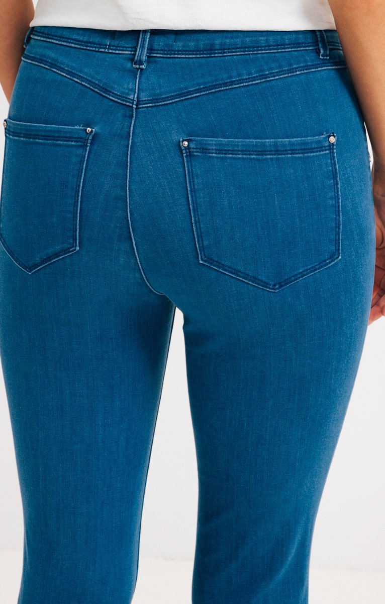  Pantalon Jean Slim Avec Boutons