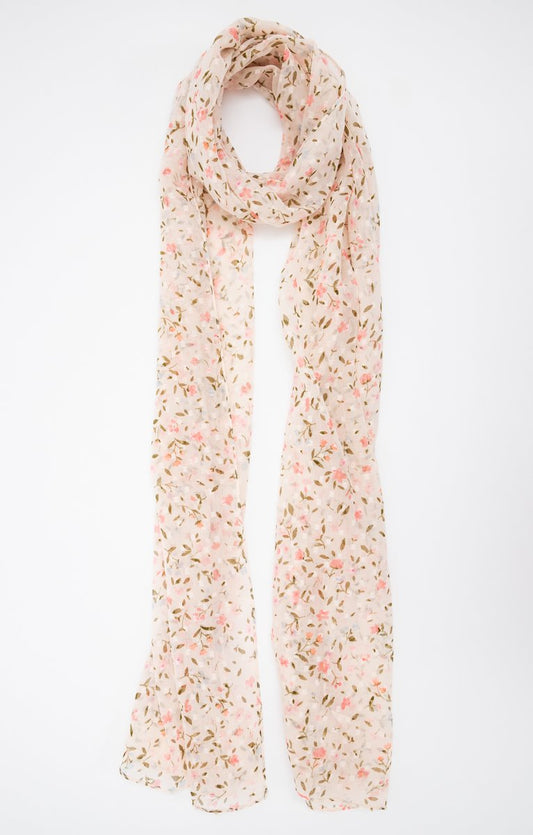  PETIT FOULARD IMPRIMÉ TISSÉ PLUMETIS