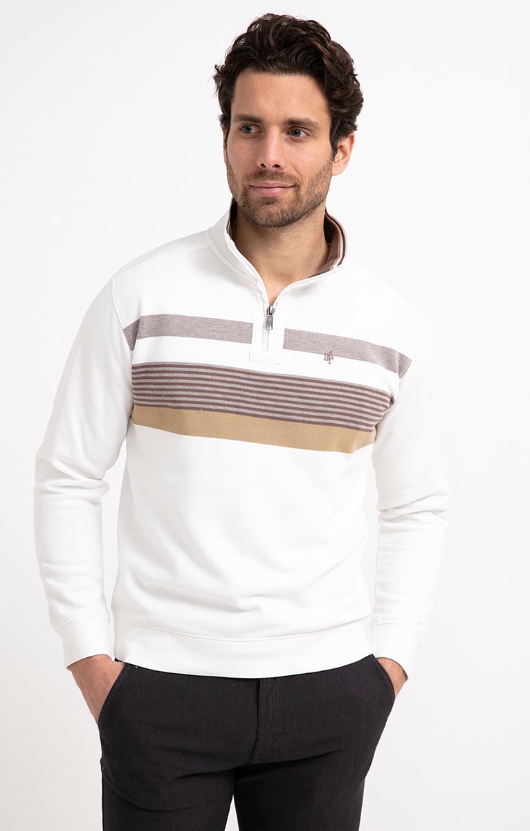  Polo Col Montant Manches Longues Crea