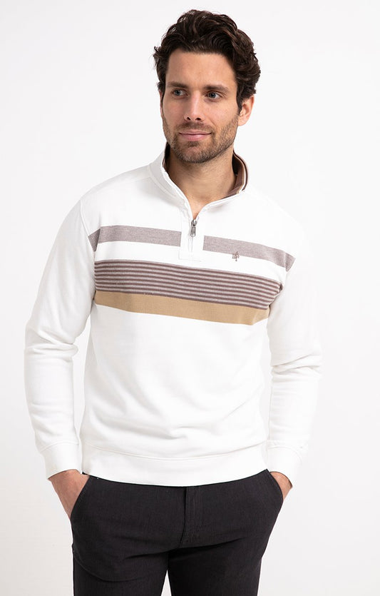  Polo Col Montant Manches Longues Crea