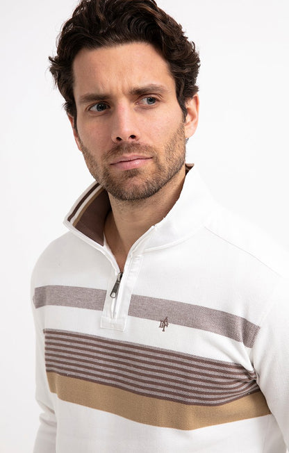  Polo Col Montant Manches Longues Crea
