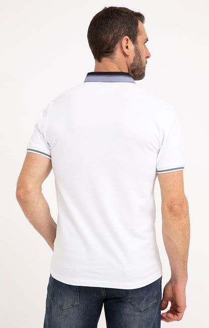  Polo Manches Courtes Blanc