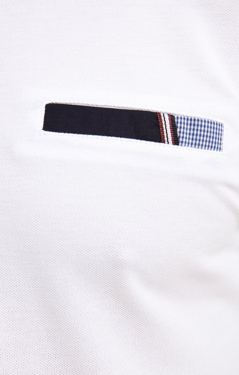  Polo Manches Courtes Blanc