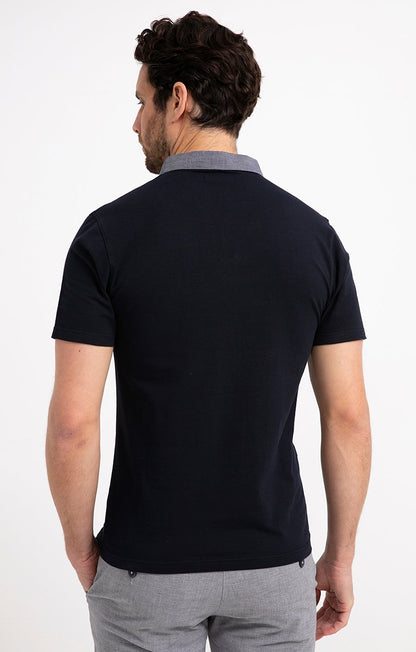  Polo Manches Courtes Chambray