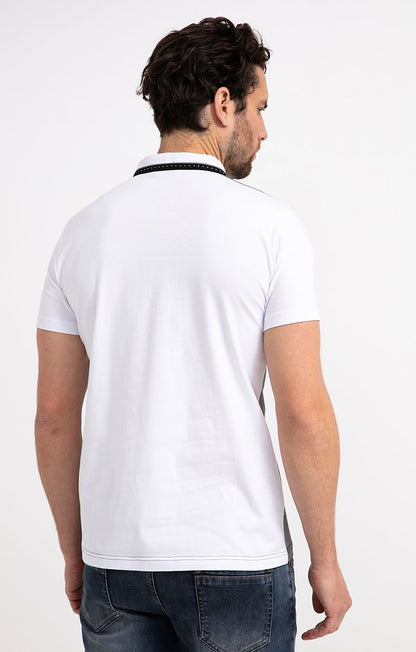  Polo Manches Courtes Grey