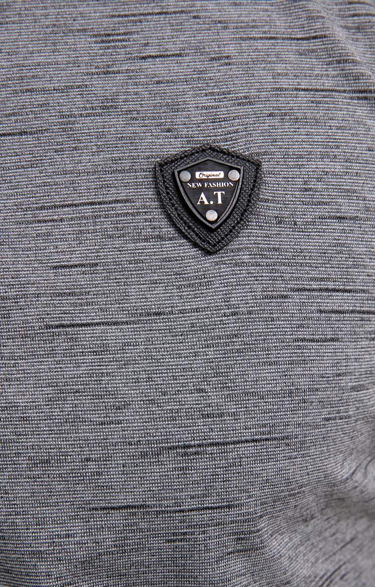  Polo Manches Courtes Grey