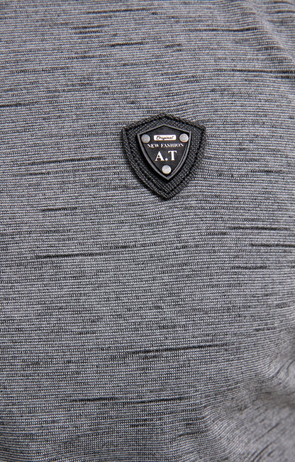  Polo Manches Courtes Grey