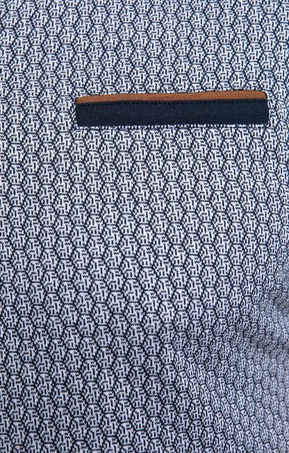  Polo Manches Courtes Jacquard