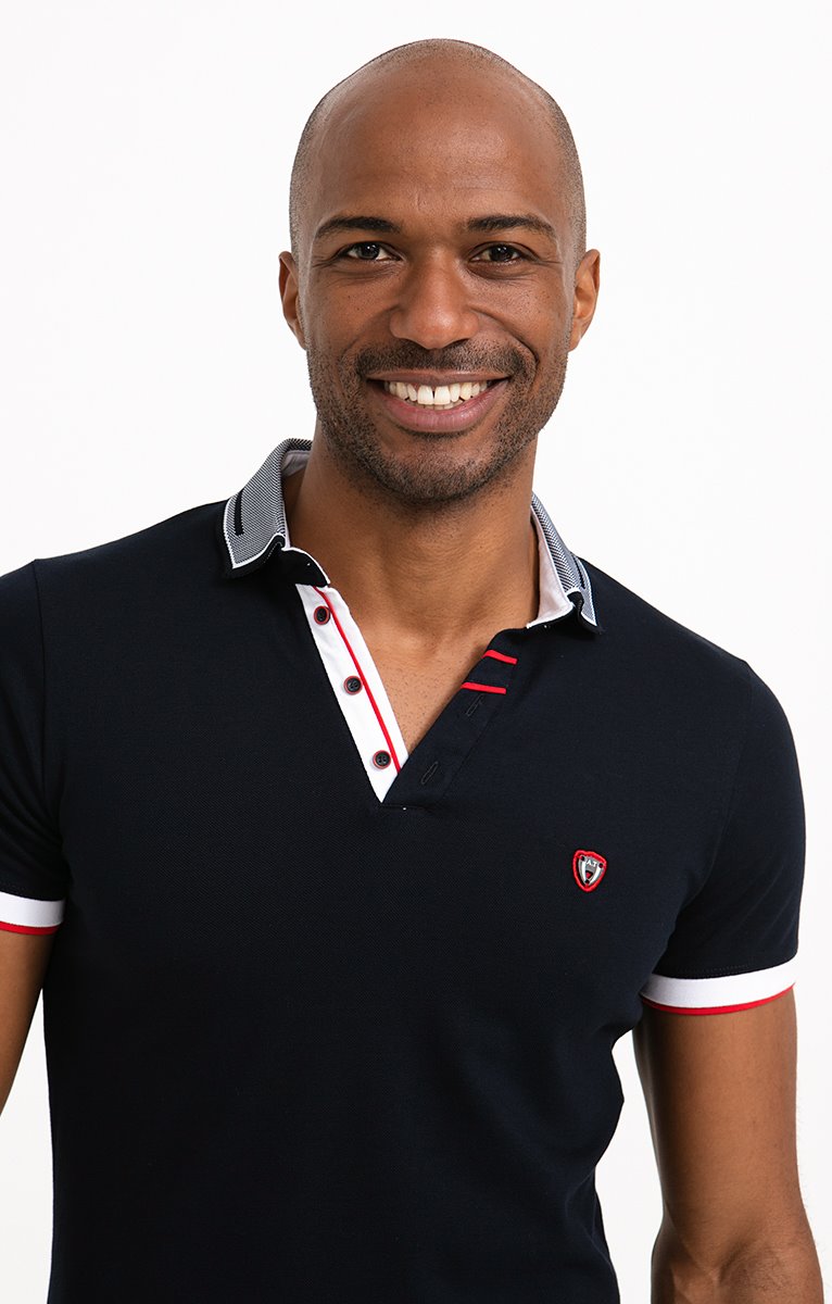  Polo Manches Courtes Marine