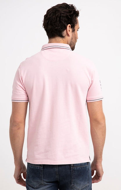  Polo Manches Courtes Pink